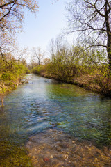 River Tergola in Italy