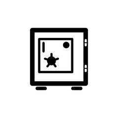 safety deposit box icon design trendy