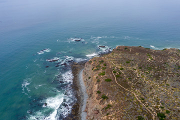 San Onofre Surfing Longboarding drone