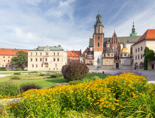 Krakow. Castle courtyard