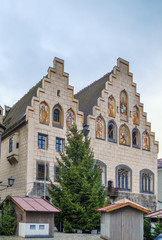 Fototapeta na wymiar Historic City Hall, Wasserburg am Inn, Germany