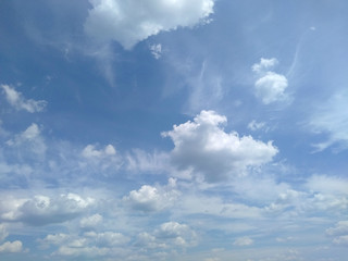 Naklejka na ściany i meble clouds sky blue air nature spring summer freedom flight