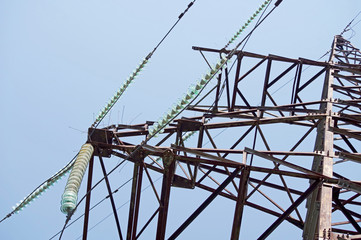 electric tower high voltage post