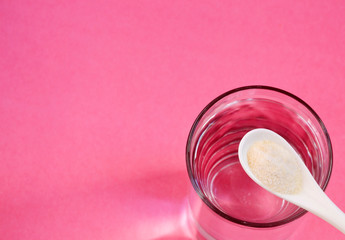 Collagen protein dissolved in water - Hydrolyzed