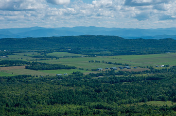 views from the summit of Boquet mountain 