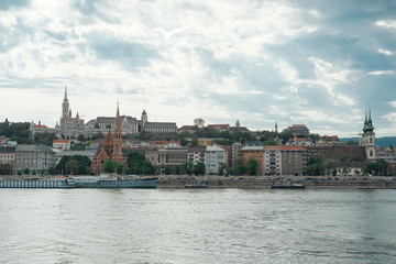 Fototapeta premium Houses in Budapest city