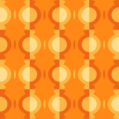 Abstract flat seamless pattern with candy garlands. Timeless simple geometric pattern.