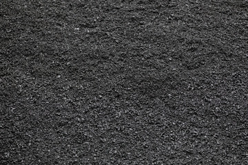 pile of fresh hot asphalt