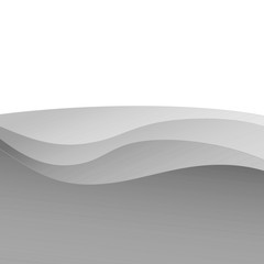 Abstract grey white wave pattern cover design template background frame with empty space for your text.