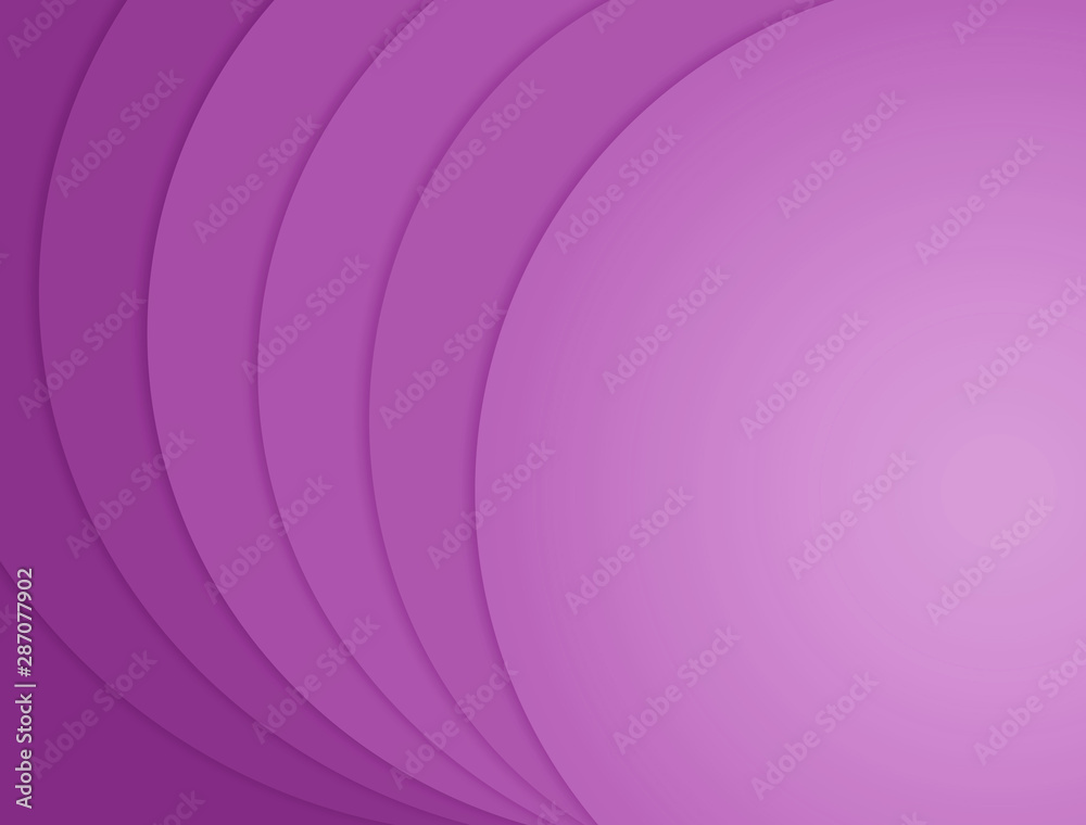 Wall mural purple wave pattern background backdrop frame with clean space for your text.