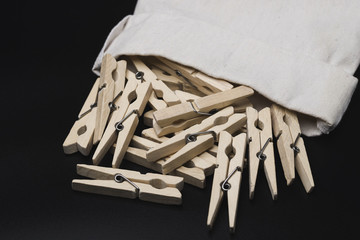 Clothespins. Clothespin for drying billiards.