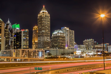 Naklejka premium Atlanta Skyline