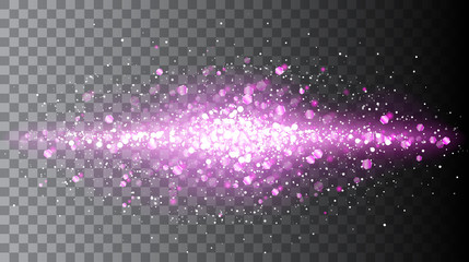 Shining abstract line