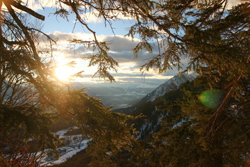 Tiroler Alpen im Winter