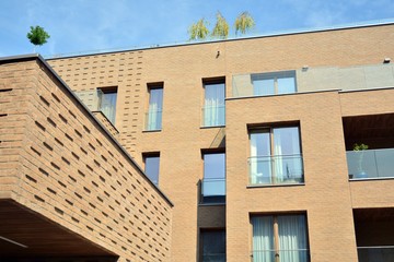 modern apartment building