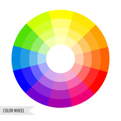 Fototapeta premium color wheel chart