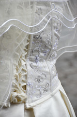 Fragmento vestido de novia