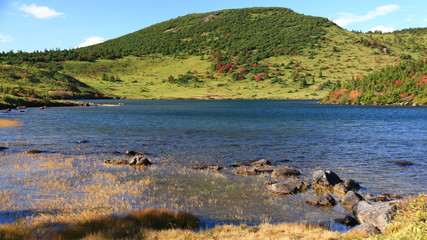 みちのくの秋　吾妻山　浄土平から鎌沼トレッキング