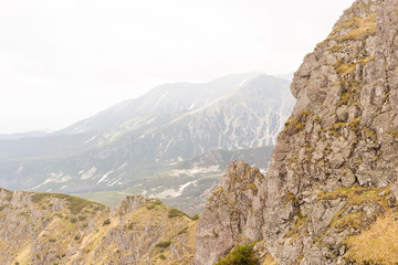 Fototapeta premium Rock Peak in the mountains, Tatra Mountains in Summer