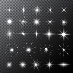 Light starry elements