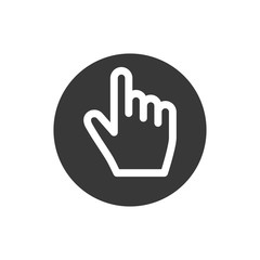Obraz premium Clicker icon logo