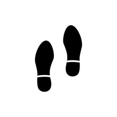 Human Shoe print icon