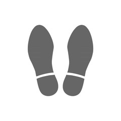 Human Shoe print symbol