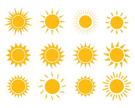 Sun Set icon logo