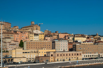 Fototapeta na wymiar View of Ancona Cityscape.