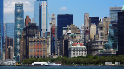 New York City, Lower Manhattan: Blick auf die Südspitze Manhattan