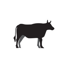 Cow graphic design template vector isolated illustration