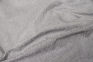 creased gray textile background texture