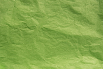 Fototapeta premium green creased paper texture background