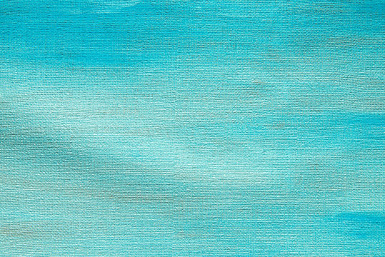 blue background texture painted on artistic canvas