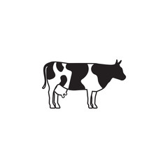 Cow graphic design template vector isolated illustration