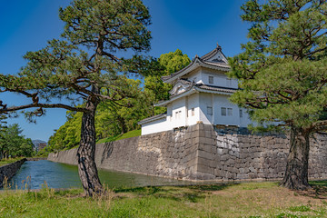 Obraz premium 京都 二条城 西南隅櫓