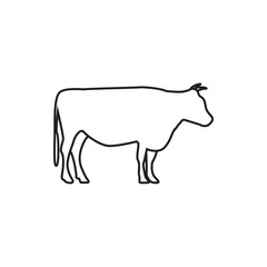 Cow graphic design template vector isolated illustration