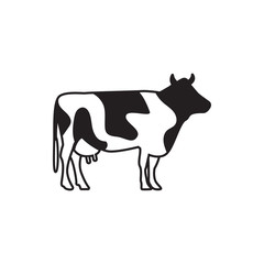 Cow graphic design template vector isolated illustration