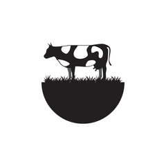 Cow graphic design template vector isolated illustration