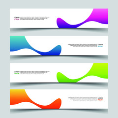 Vector Abstract banner web template