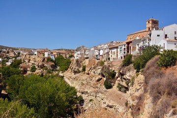 Vistas del pueblo de Alhama de Granada, España