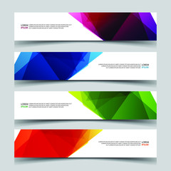 Vector Abstract banner web template