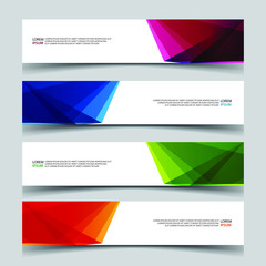Vector Abstract banner web template