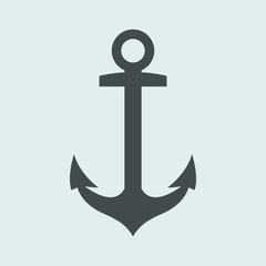 Anchor icon Logo Template vector illustration