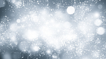 Fototapeta premium white blur abstract background. bokeh christmas blurred beautiful shiny Christmas lights