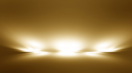 yellow empty room studio gradient used for background and display your product