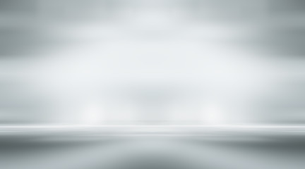 white and gray empty room studio gradient used for background and display your product.
