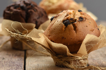 Vanilla Muffin with Chocolate Chips