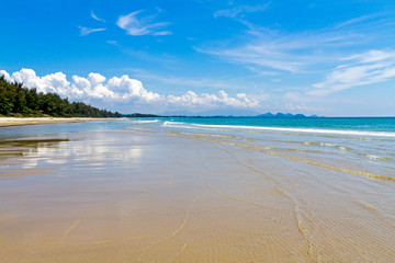 Beach Ban Krut Beach beautiful with bright sunshine