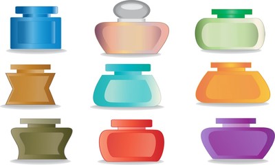 Perfume and Toiletries Bottles and Containers